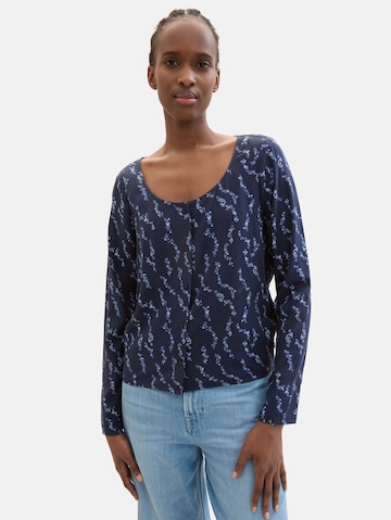 TOM TAILOR DENIM Blouse in Blue