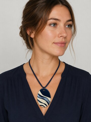 COLLEZIONE ALESSANDRO Necklace 'Marea' in Blue