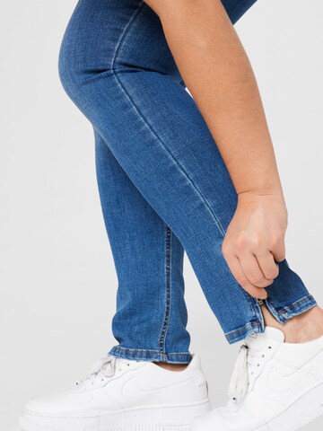 ONLY Carmakoma Skinny Jeans 'Karla' in Blau