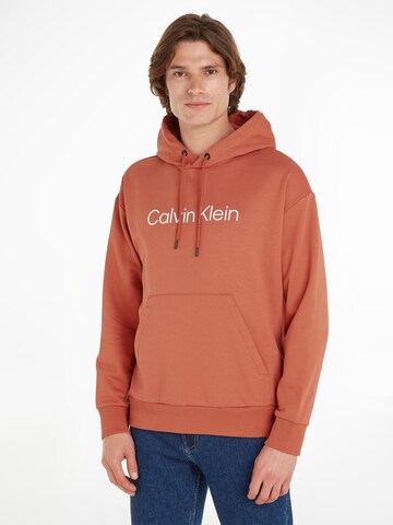 Calvin Klein Sweatshirt in Oranje: voorkant