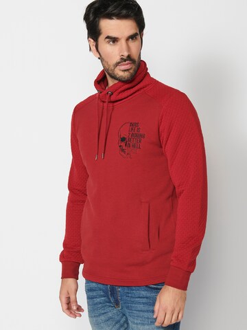 Sweat-shirt KOROSHI en rouge