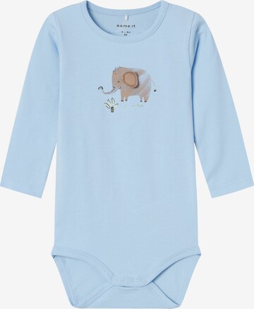 Tutina / body per bambino 'HANNON' di NAME IT in blu: frontale