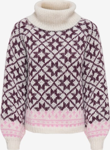 ONLY Sweter 'ONLCARO' w kolorze beżowy: przód