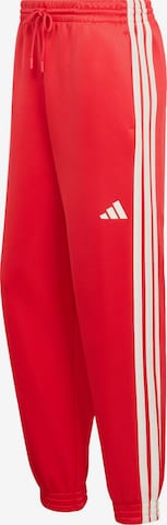 ADIDAS SPORTSWEAR Tapered Trousers in Red: front