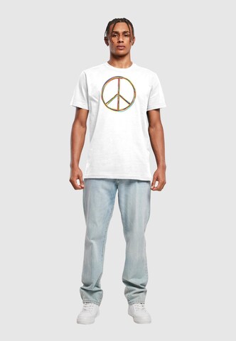 Maglietta 'Peace' di Merchcode in bianco