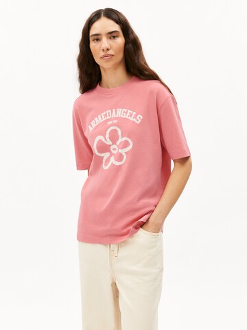 ARMEDANGELS Shirt in Zwart: voorkant