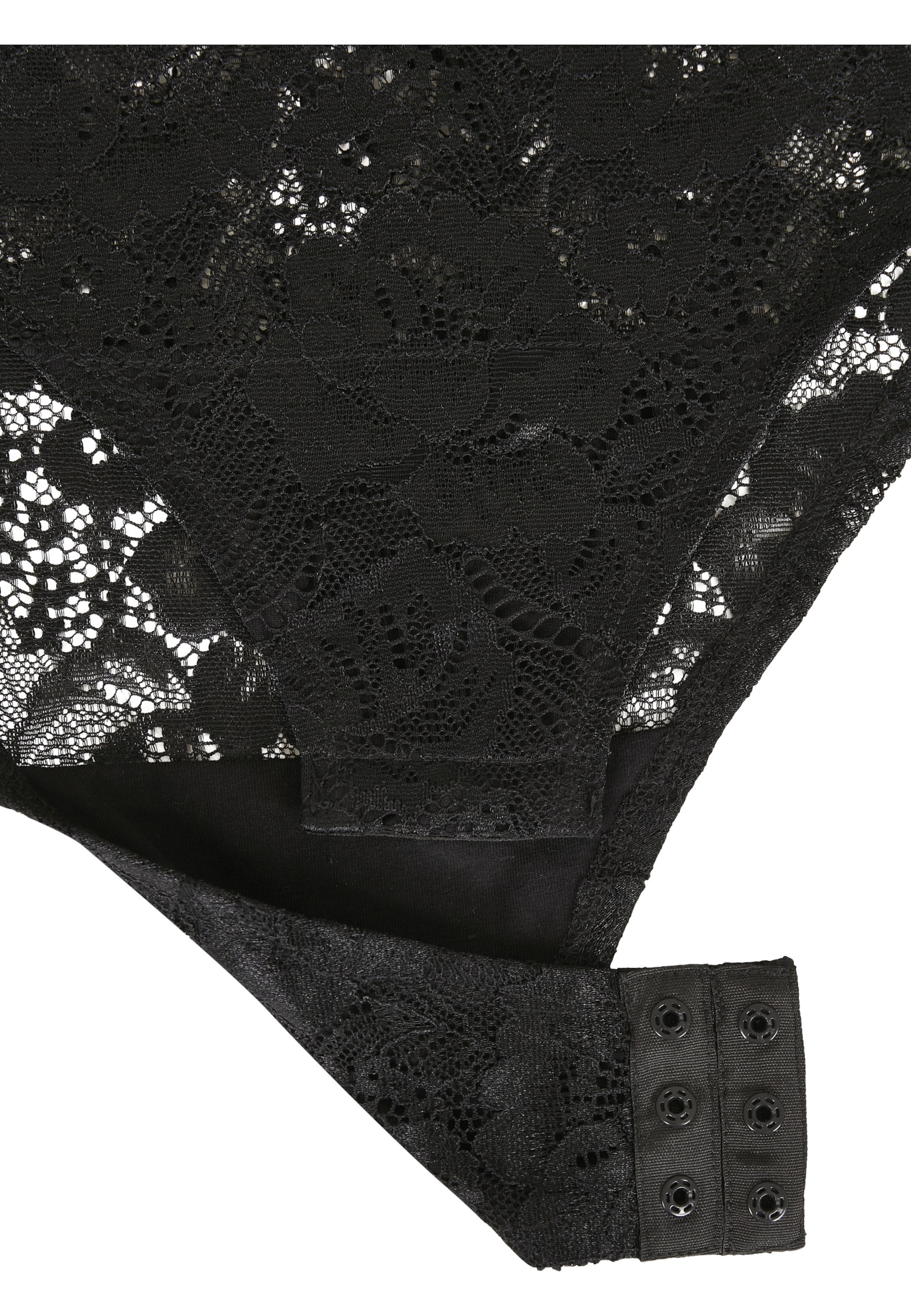 Urban Classics Shirt bodysuit in Black