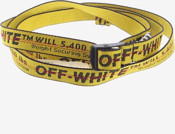 Off-White Gürtel 4XL in Gelb: Vorderseite