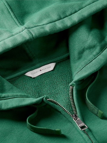 TOMMY HILFIGER Sweatjacke in Grün