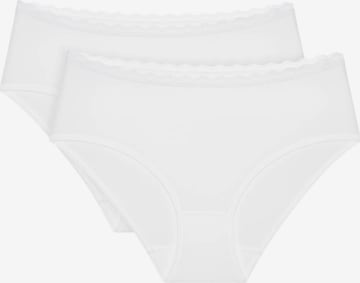 Slip 'Feel of Cotton' di TRIUMPH in bianco: frontale