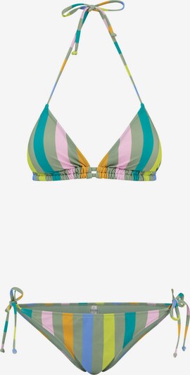 Shiwi Bikini i rökblå / gul / ljusgrön / orange / rosa, Produktvy