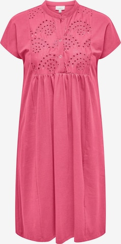 ONLY Carmakoma Kjole 'CARSillah' i pink: forside