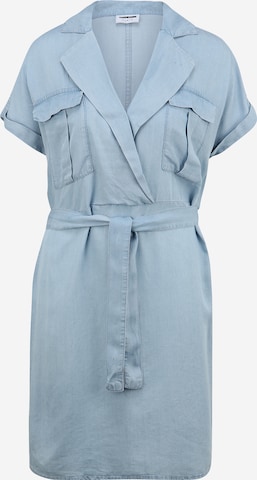 Robe-chemise 'VERA' Noisy may en bleu : devant