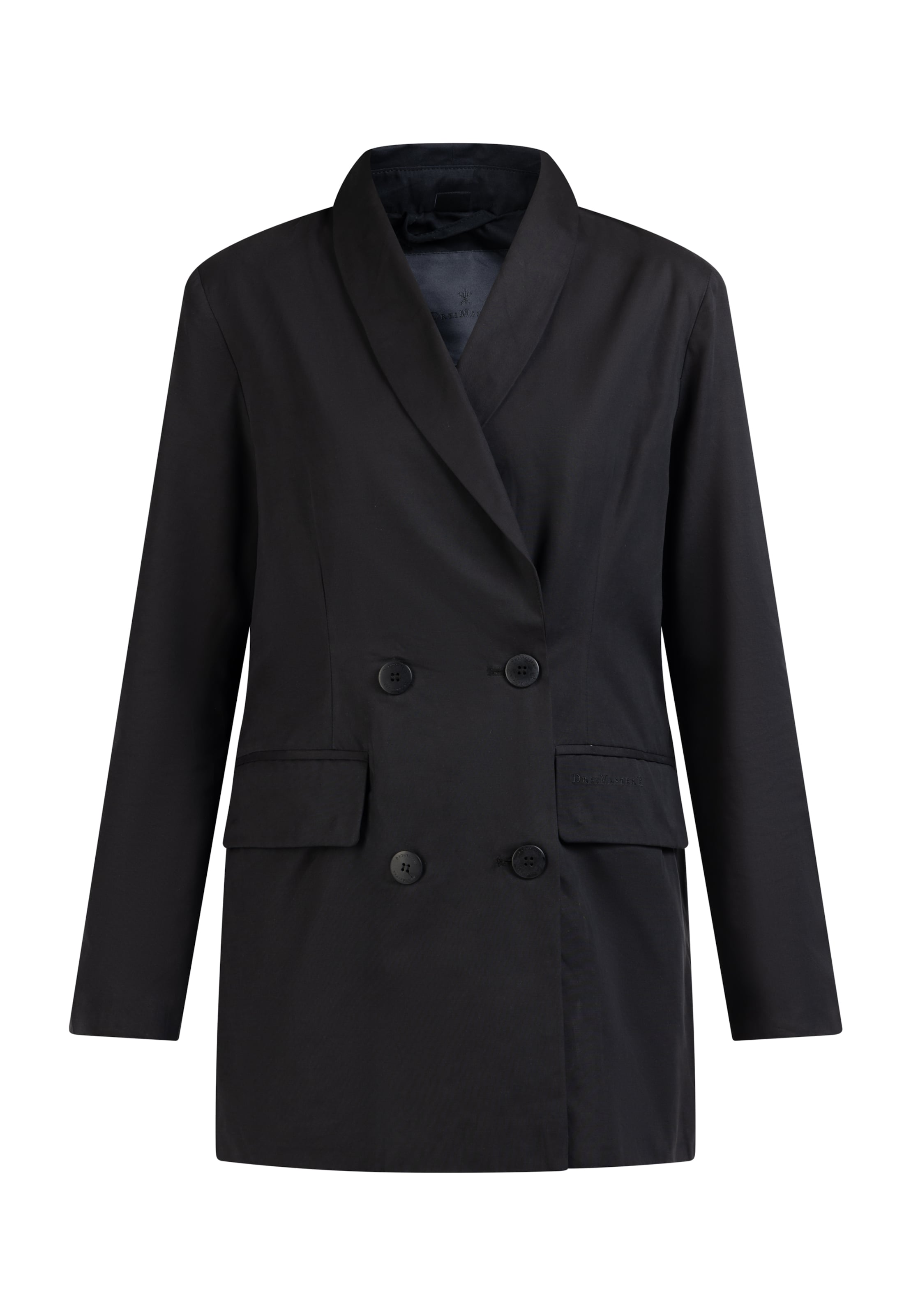 DreiMaster Klassik Блейзър в черно: отпред