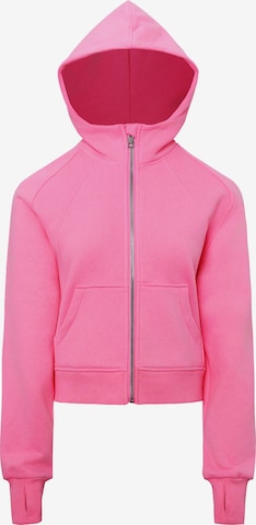 Imily Bela - Sudadera con cremallera en rosa: frente