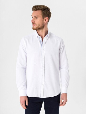 Regular fit Camicia di Dandalo in bianco