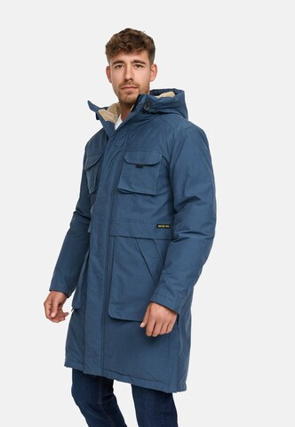 Parka d’hiver 'INKristof' INDICODE JEANS en bleu : devant