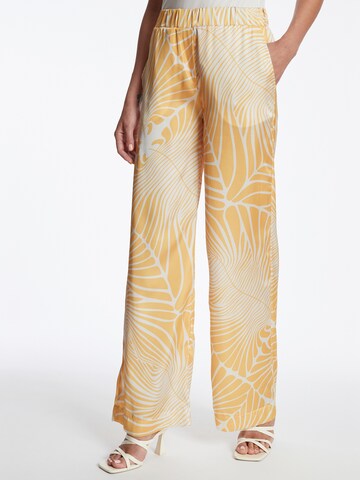 Ana Alcazar Wide Leg Hose 'Zeani' in Gelb: Vorderseite