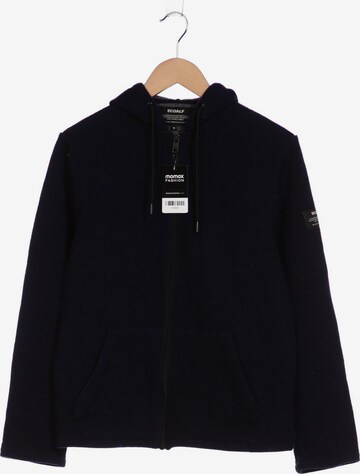 ECOALF Sweatshirt & Zip-Up Hoodie in M in Blue: front