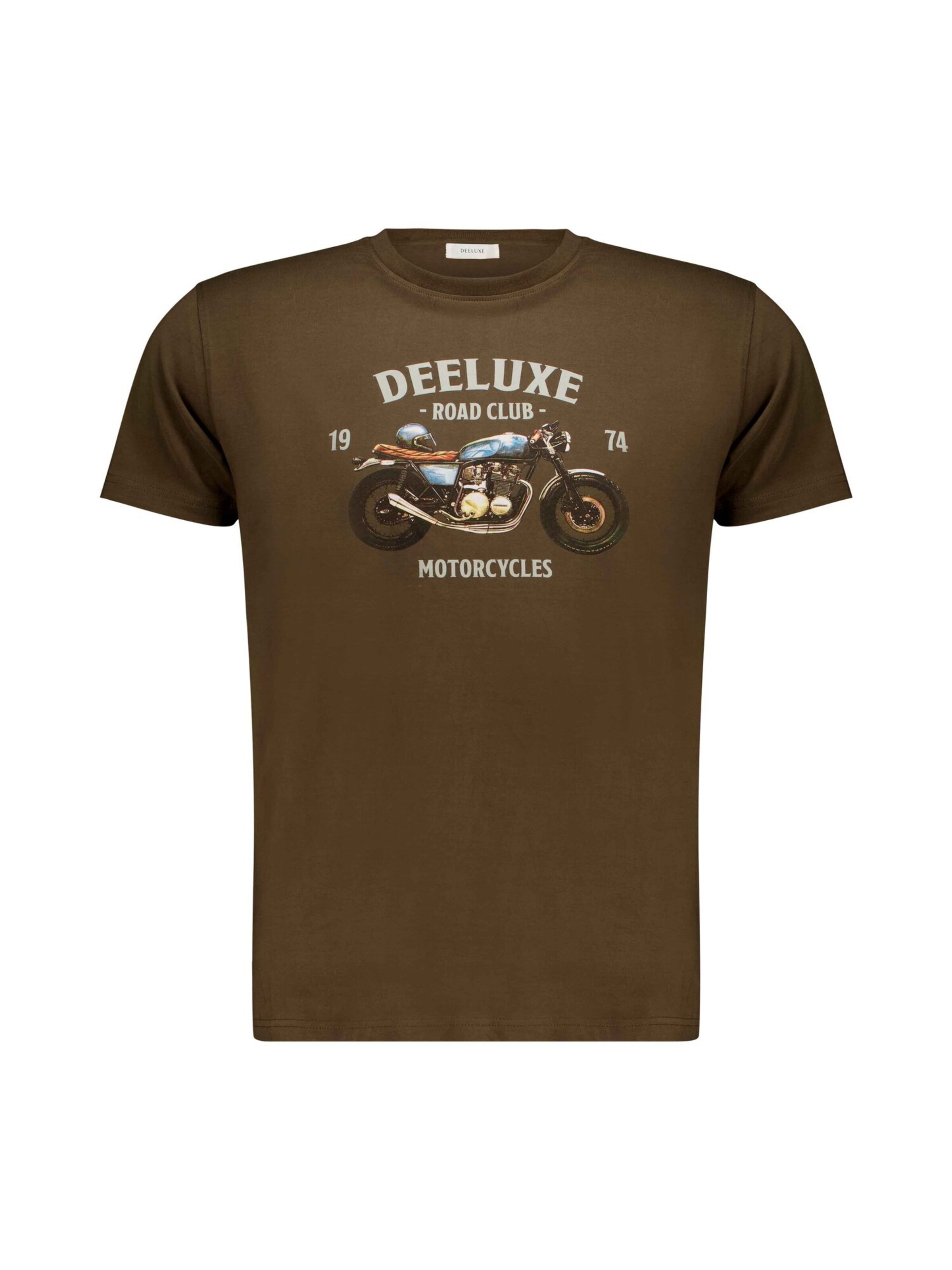 T-Shirt 'Road' Deeluxe en marron : devant
