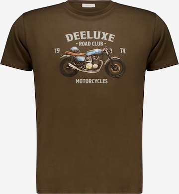 Deeluxe T-Shirt 'Road' in Braun: Vorderseite
