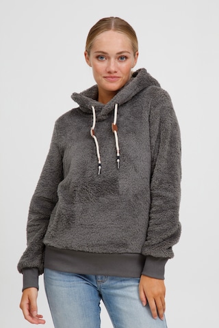 Oxmo Hoodie 'ANNIKEN' in Grau: predná strana