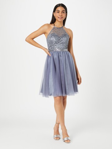 LUXUAR Cocktail dress in Grey: front