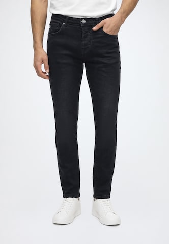 Goldgarn Slimfit Farmer - fekete: elől