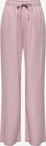 Pantalon 'ONLGoa' ONLY en rose : devant