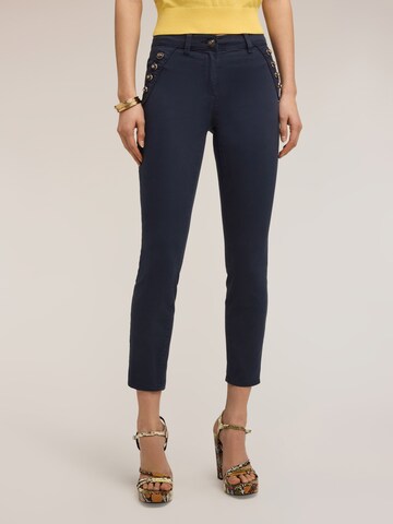 MOTIVI Slimfit Broek in Blauw