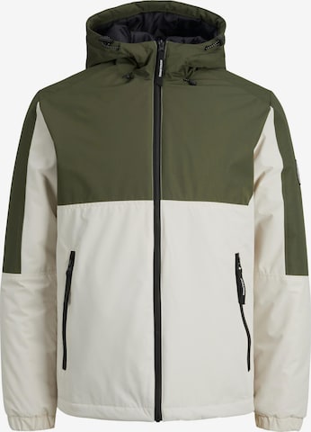 JACK & JONES Winterjas 'Nation' in Groen: voorkant