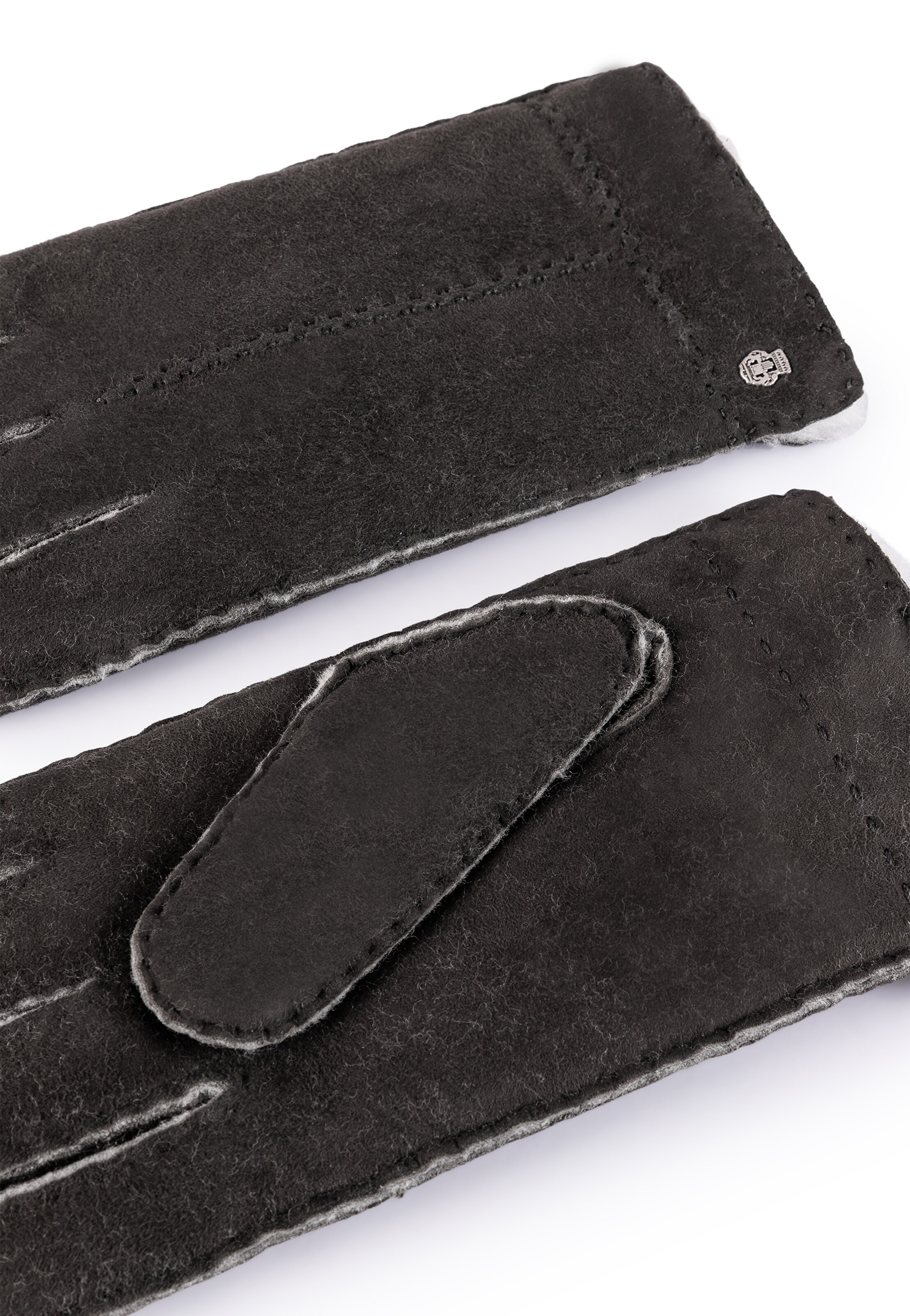 Roeckl Lederhandschuhe 'MALMÖ' in Grau