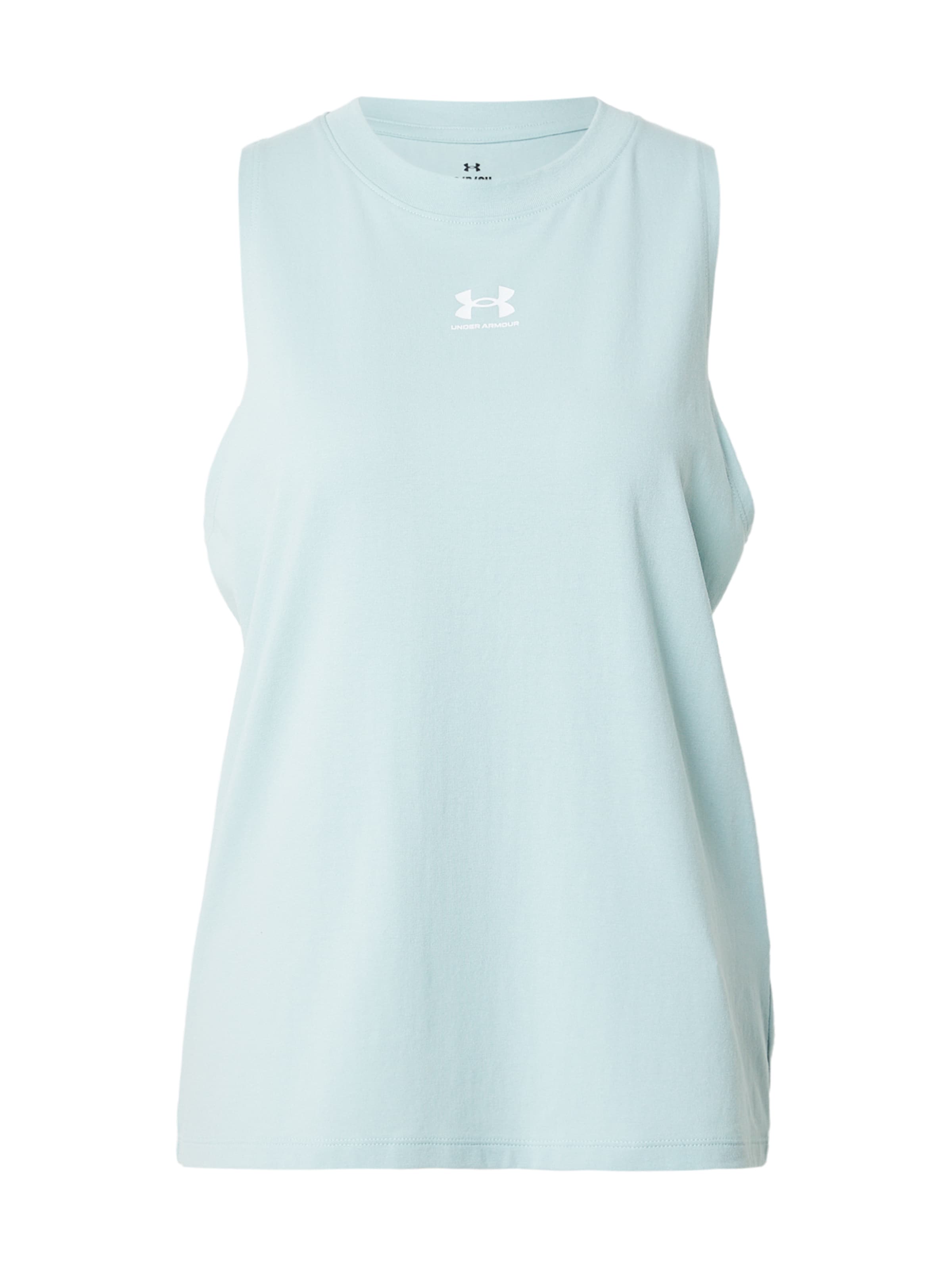UNDER ARMOUR Sports Top 'Off Campus' in Green: front