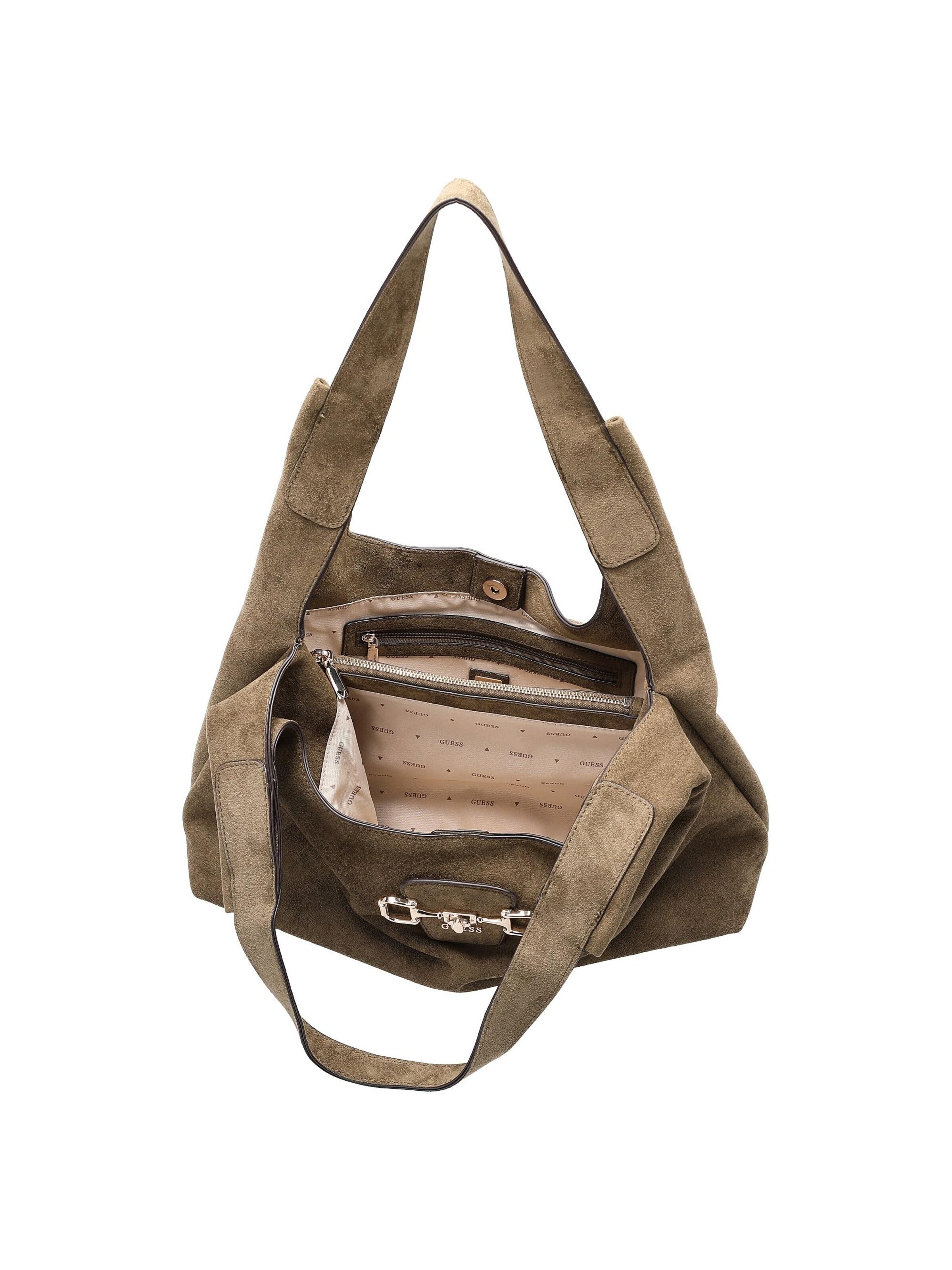 Borsa a spalla 'Sunset' di GUESS in verde