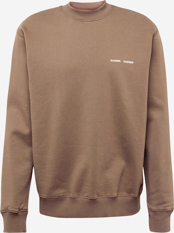 Samsøe SamsøeSweater majica 'Norsbro' - smeđa boja: prednji dio