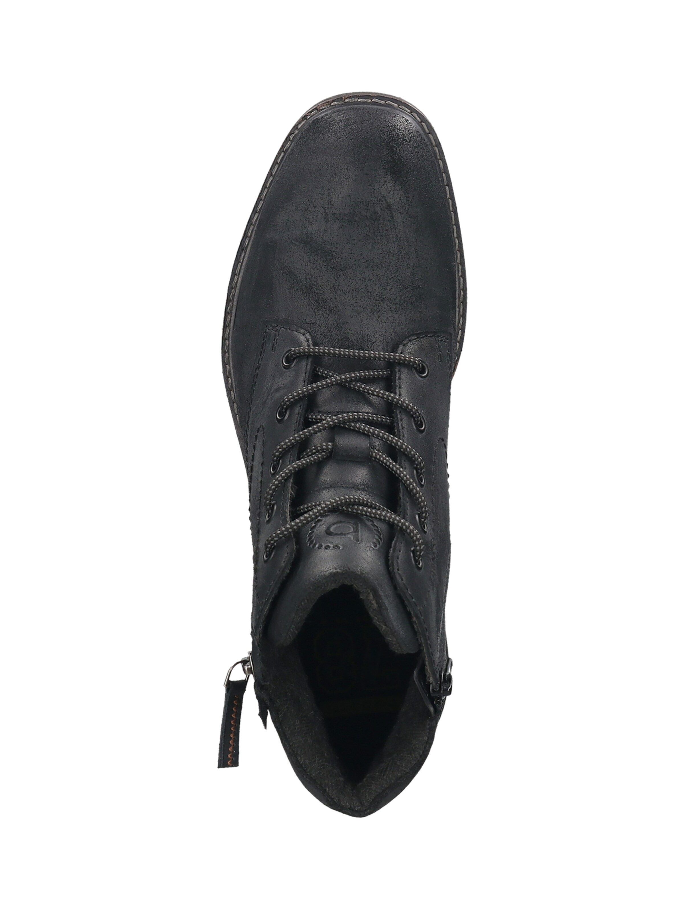 bugatti Μπότες με κορδόνια σε μαύρο