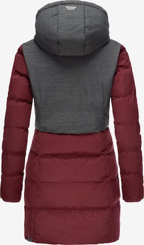 Ragwear Wintermantel 'Ashani' in Rood