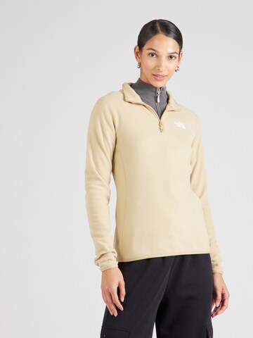 Sweat de sport '100 GLACIER' THE NORTH FACE en vert : devant