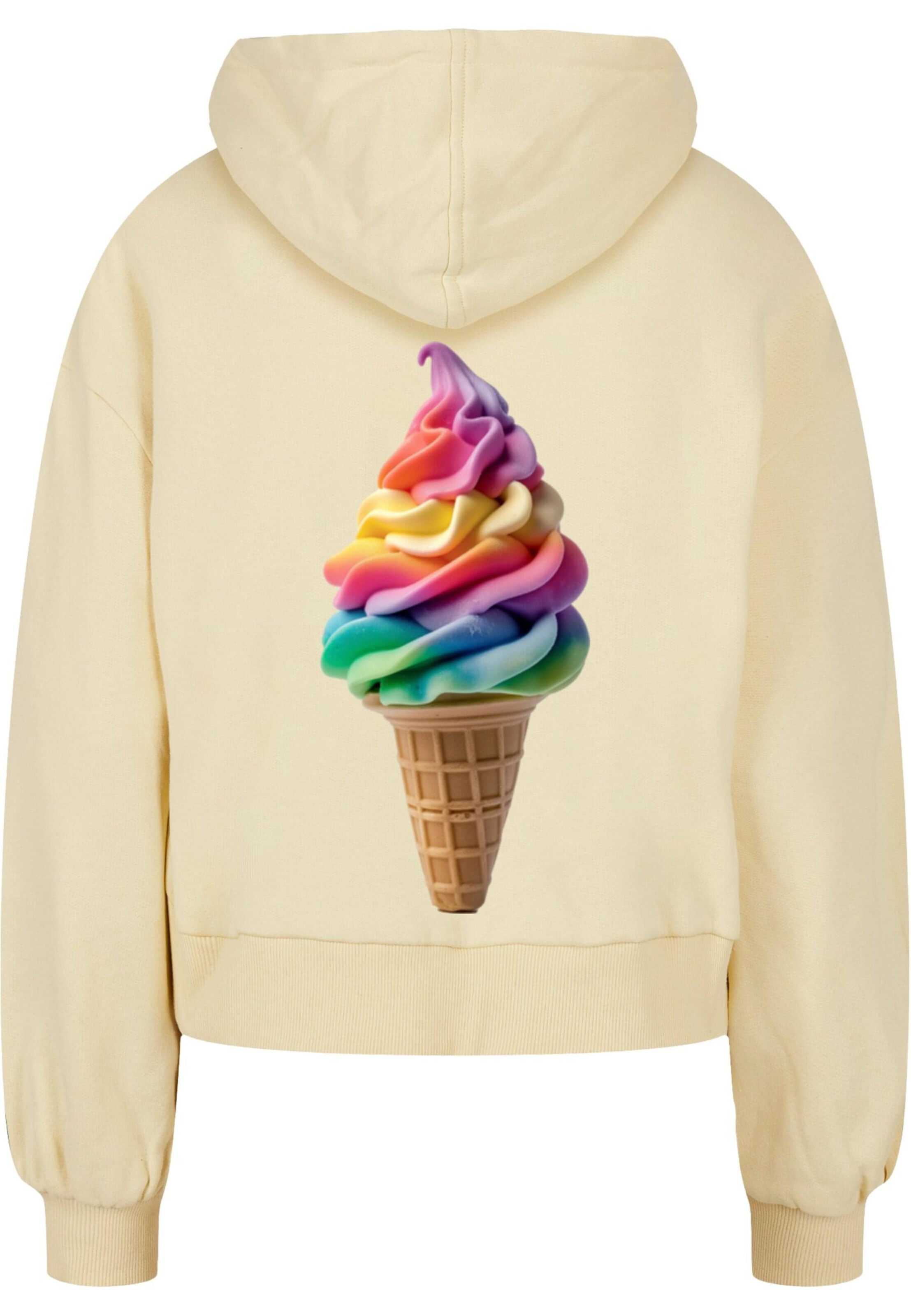 Merchcode Sweatshirt 'Pride Scoops' in Yellow