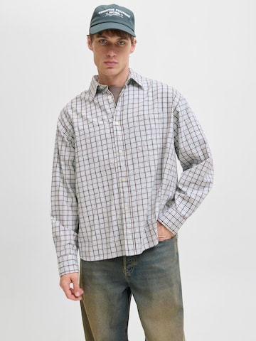 JACK & JONES Comfort Fit Skjorte i hvid: forside