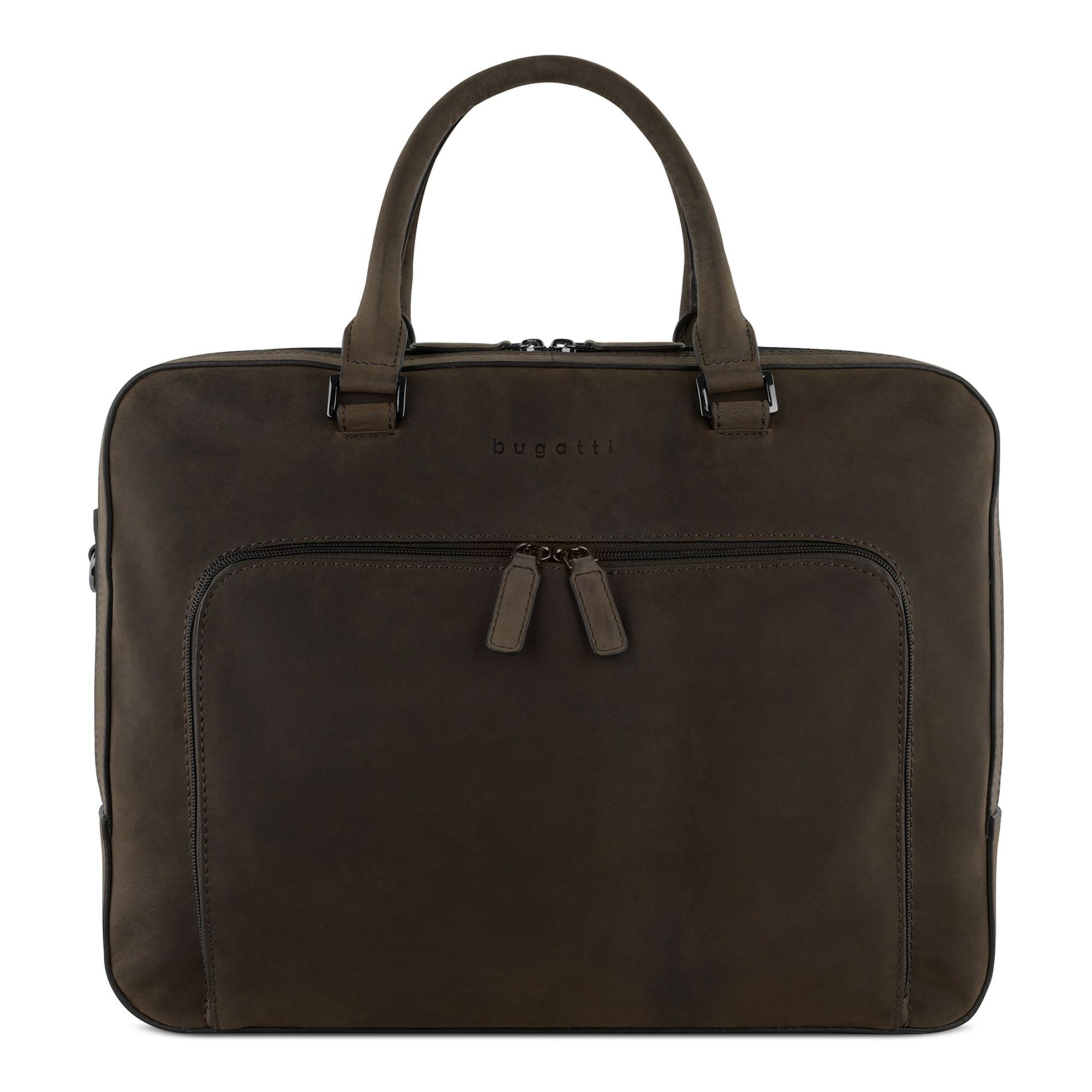 bugatti Document Bag 'Luca' in Brown: front