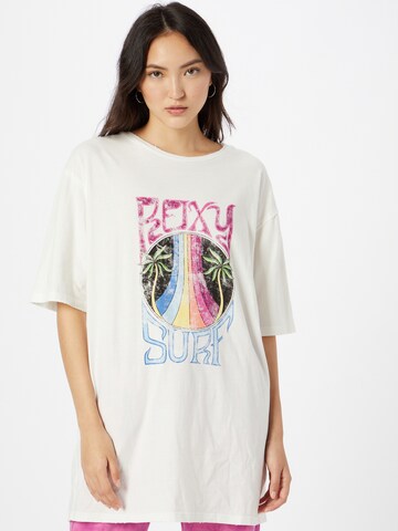 ROXY - Camiseta 'Come To The Beach' en blanco: frente