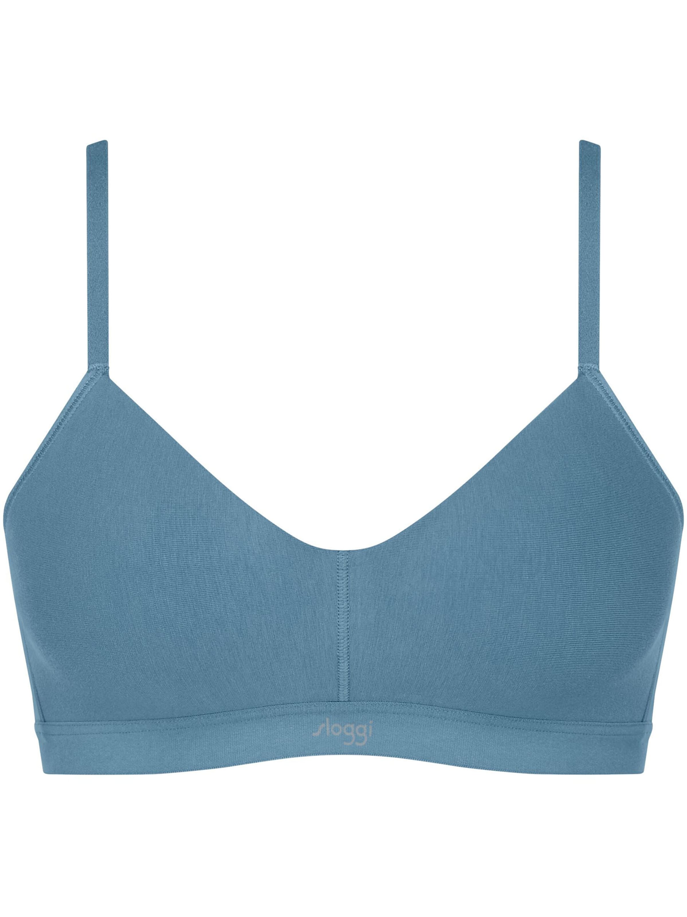SLOGGI T-shirt BH 'Ever Ease' in Blauw: voorkant