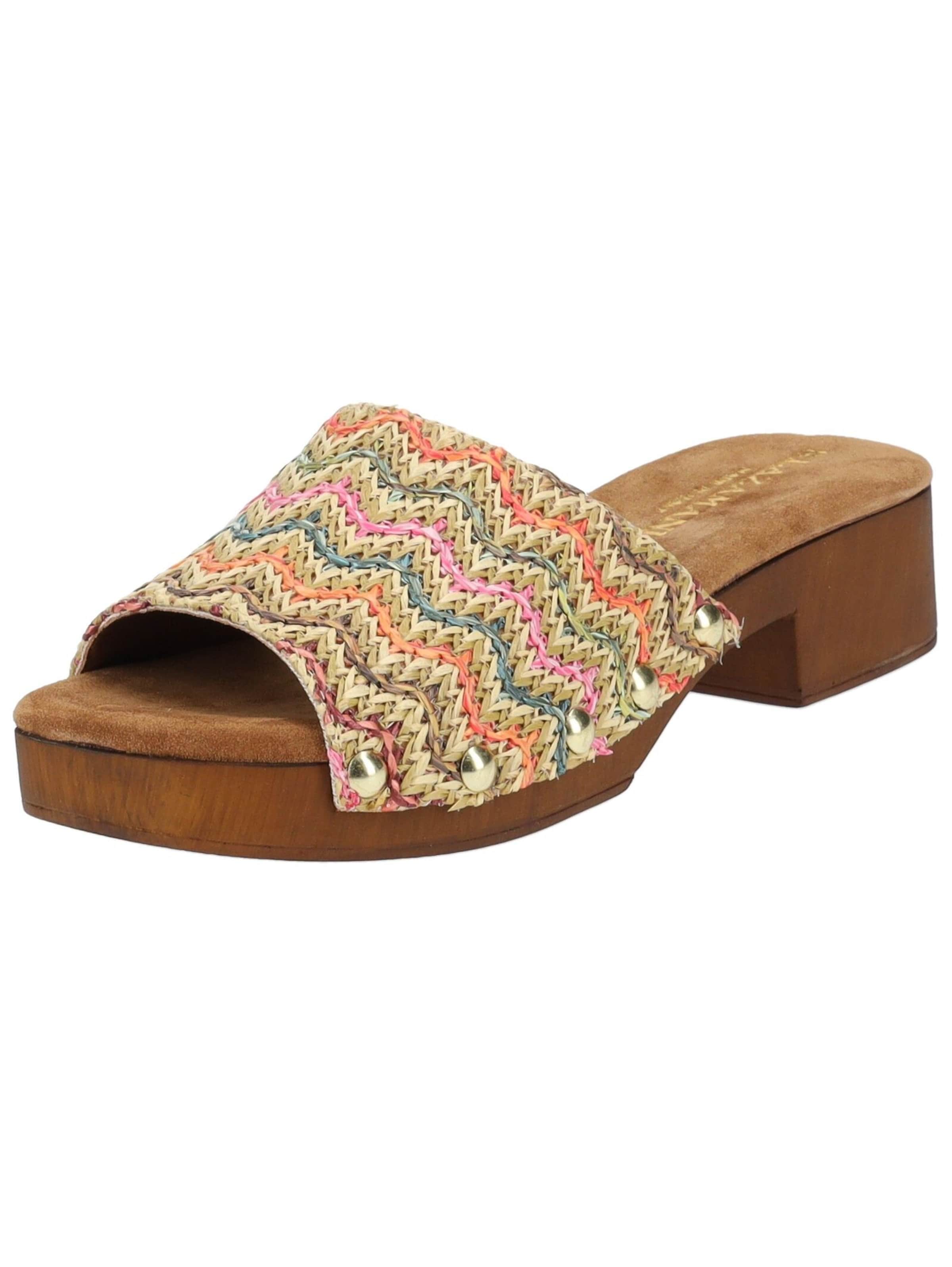 LAZAMANI Pantolette in Mischfarben: Vorderseite