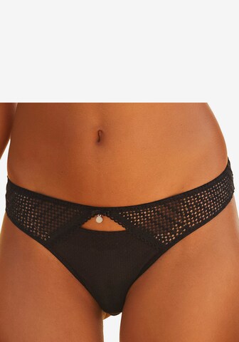 Slip di LASCANA in nero: frontale