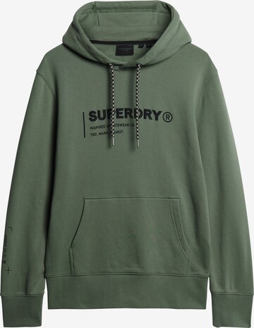 Superdry Mikina – zelená: přední strana