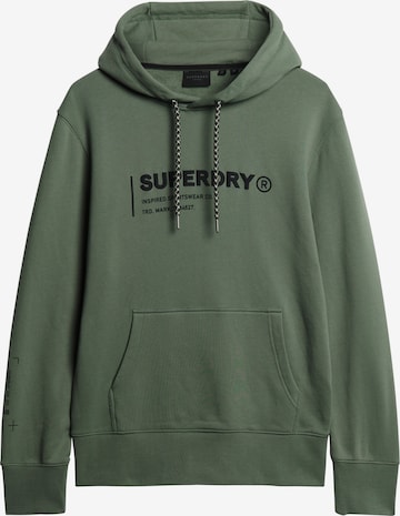 Superdry Sweatshirt in Groen: voorkant