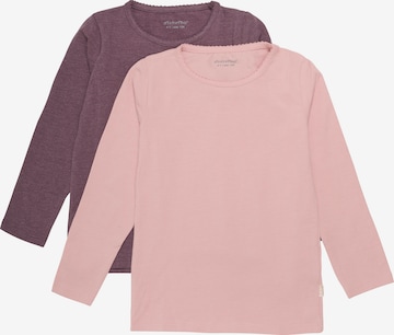 MINYMO Shirt 'Basic' in Pink: front