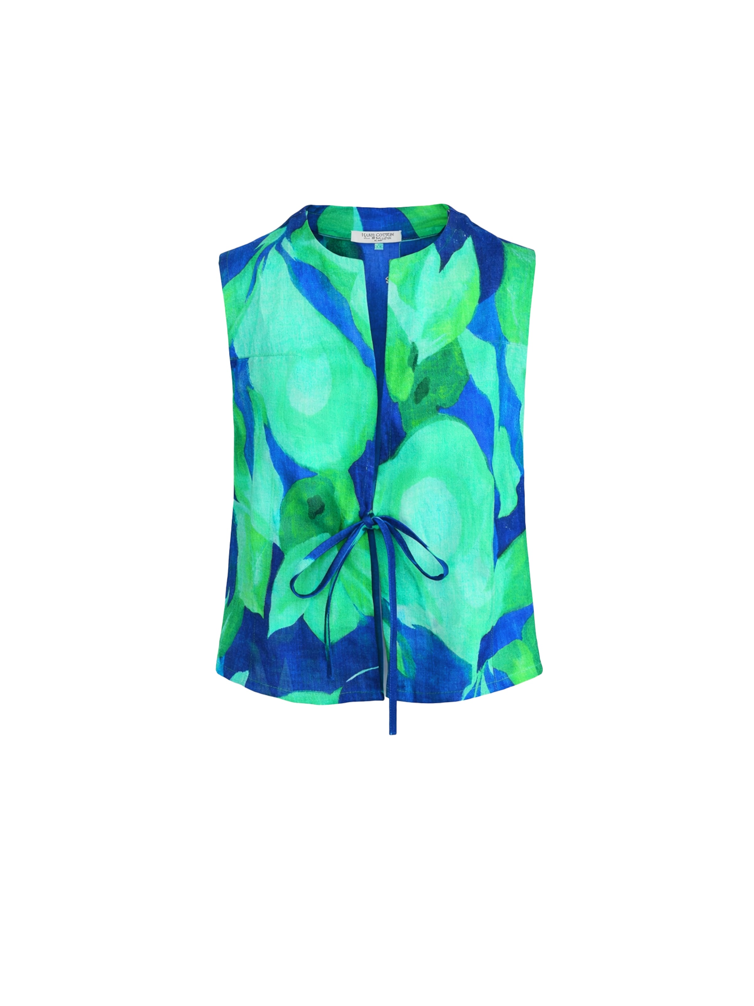 Haris Cotton Weste 'Haris Cotton'‌‌‌ in Blau: Vorderseite