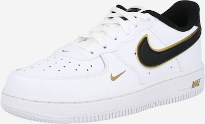 Nike Sportswear Sneaker 'Force 1' in gold / schwarz / weiß, Produktansicht